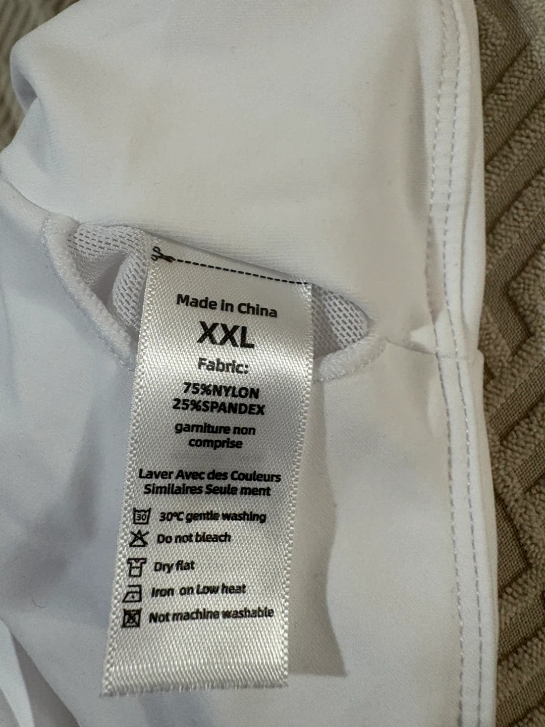 White Tank Top - XXL - photo 3