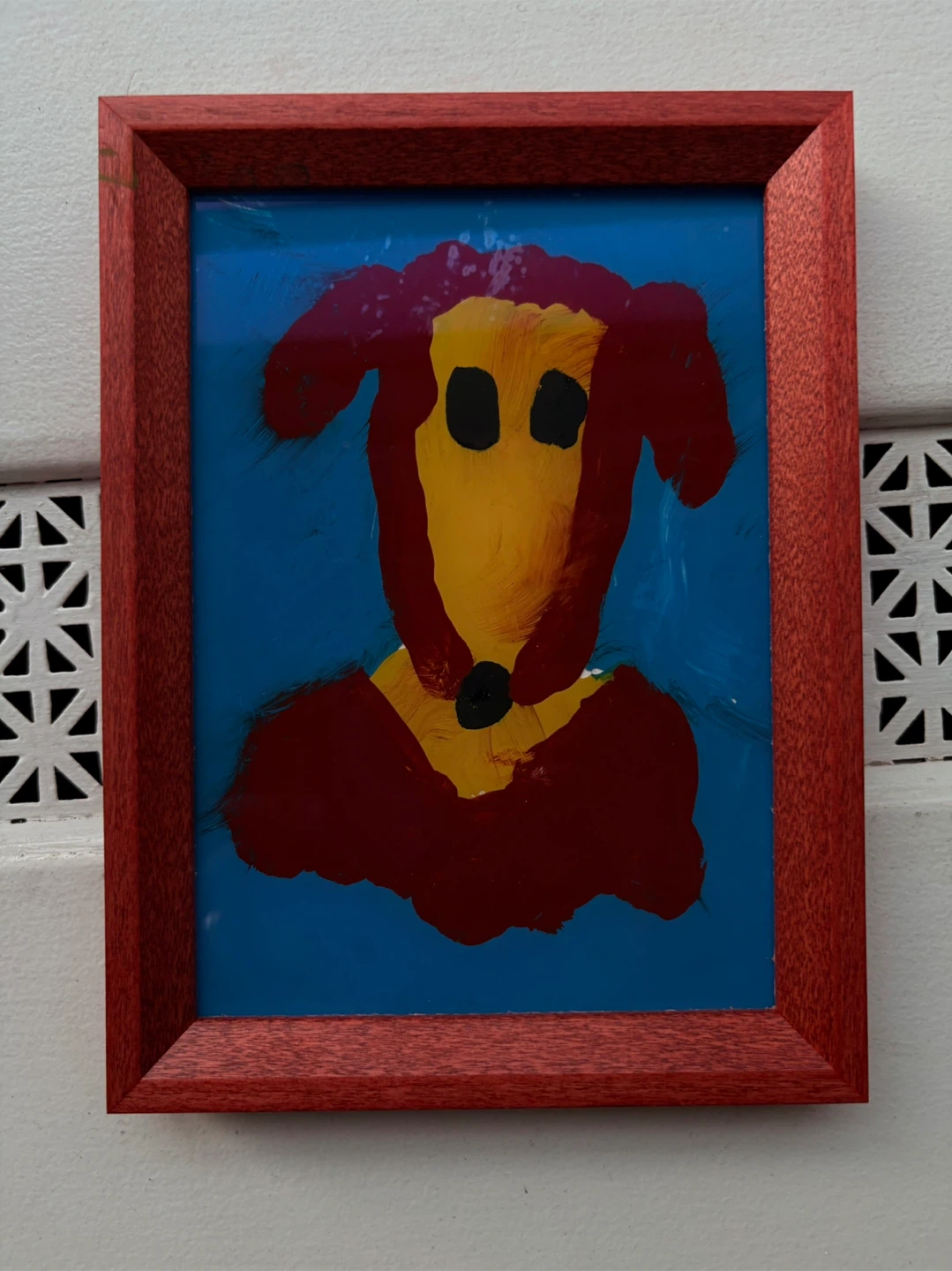 Framed Dog Painting - photo 3