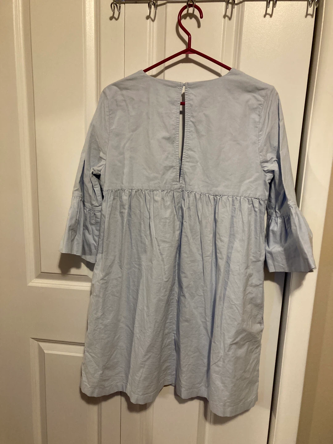 Sunday Best Light Blue Babydoll Dress Size L - photo 3