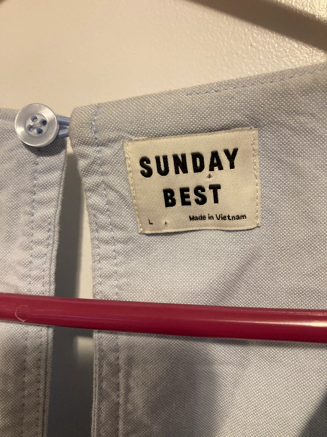 Sunday Best Light Blue Babydoll Dress Size L - photo 4
