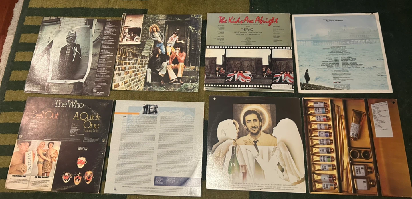 Lot of 8 Pete Townshend solo and The Who Vinyl Record Collection - photo 4