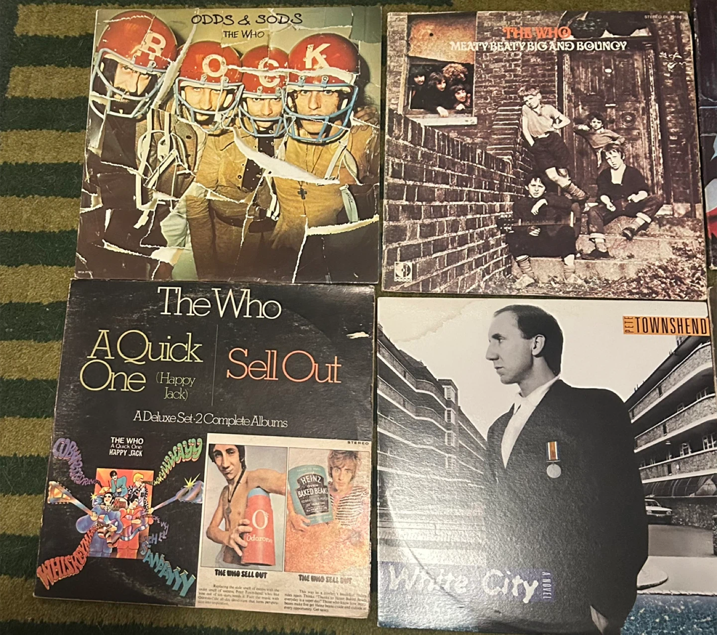 Lot of 8 Pete Townshend solo and The Who Vinyl Record Collection - photo 2