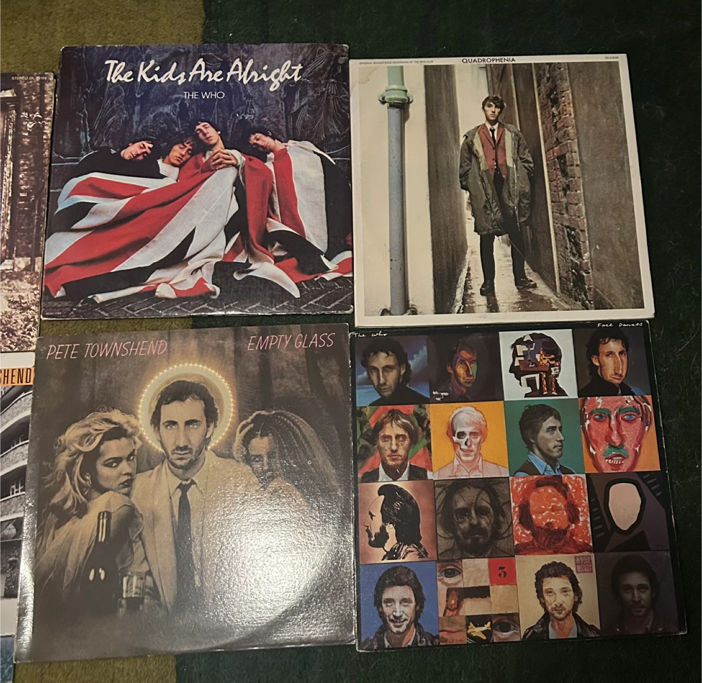 Lot of 8 Pete Townshend solo and The Who Vinyl Record Collection - photo 3