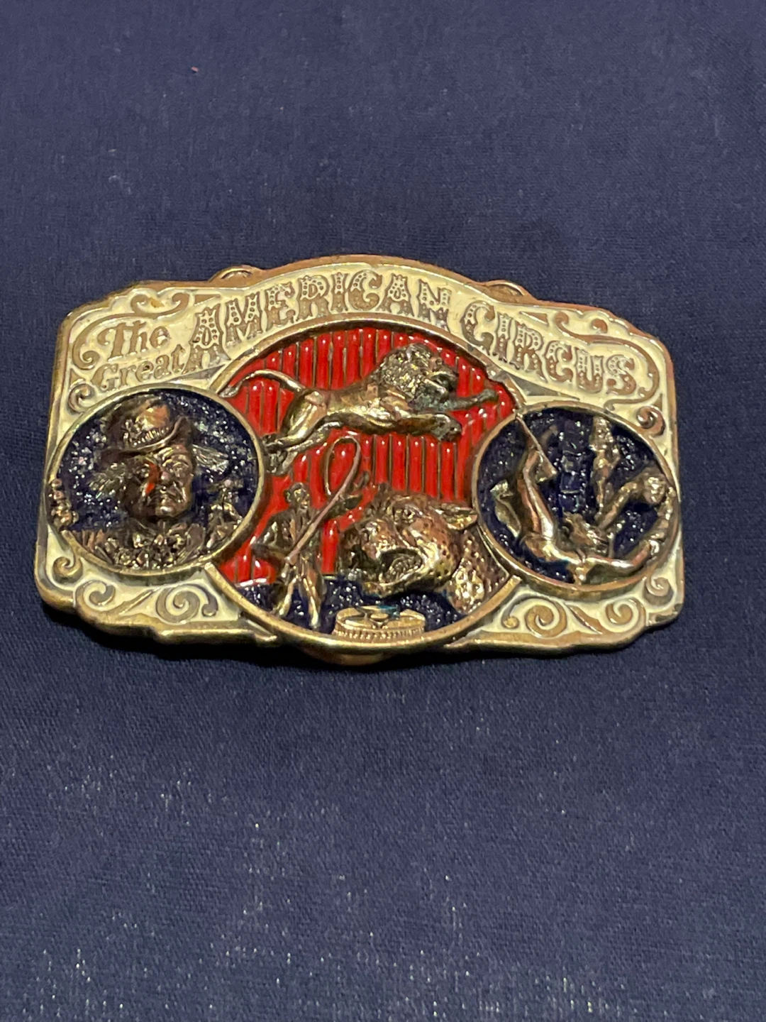 The Great American Circus Belt Buckle