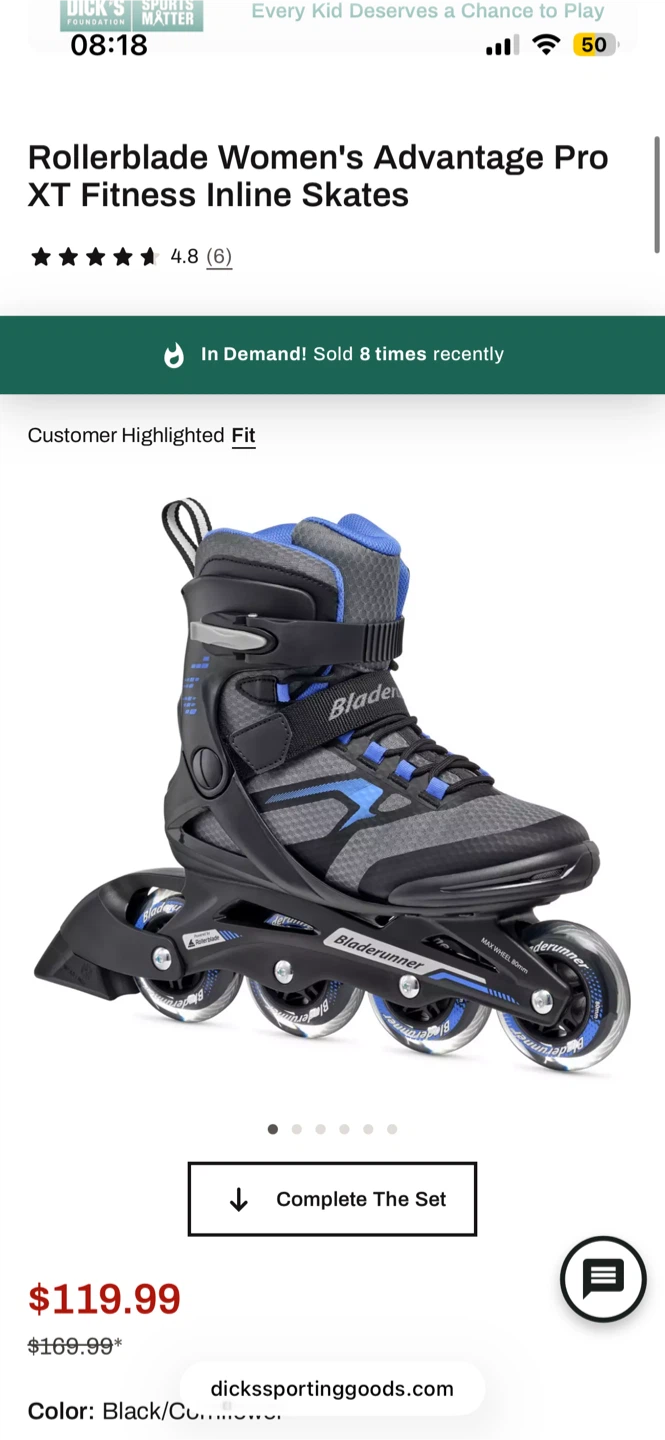 Bladerunner Rollerblades - Size 9