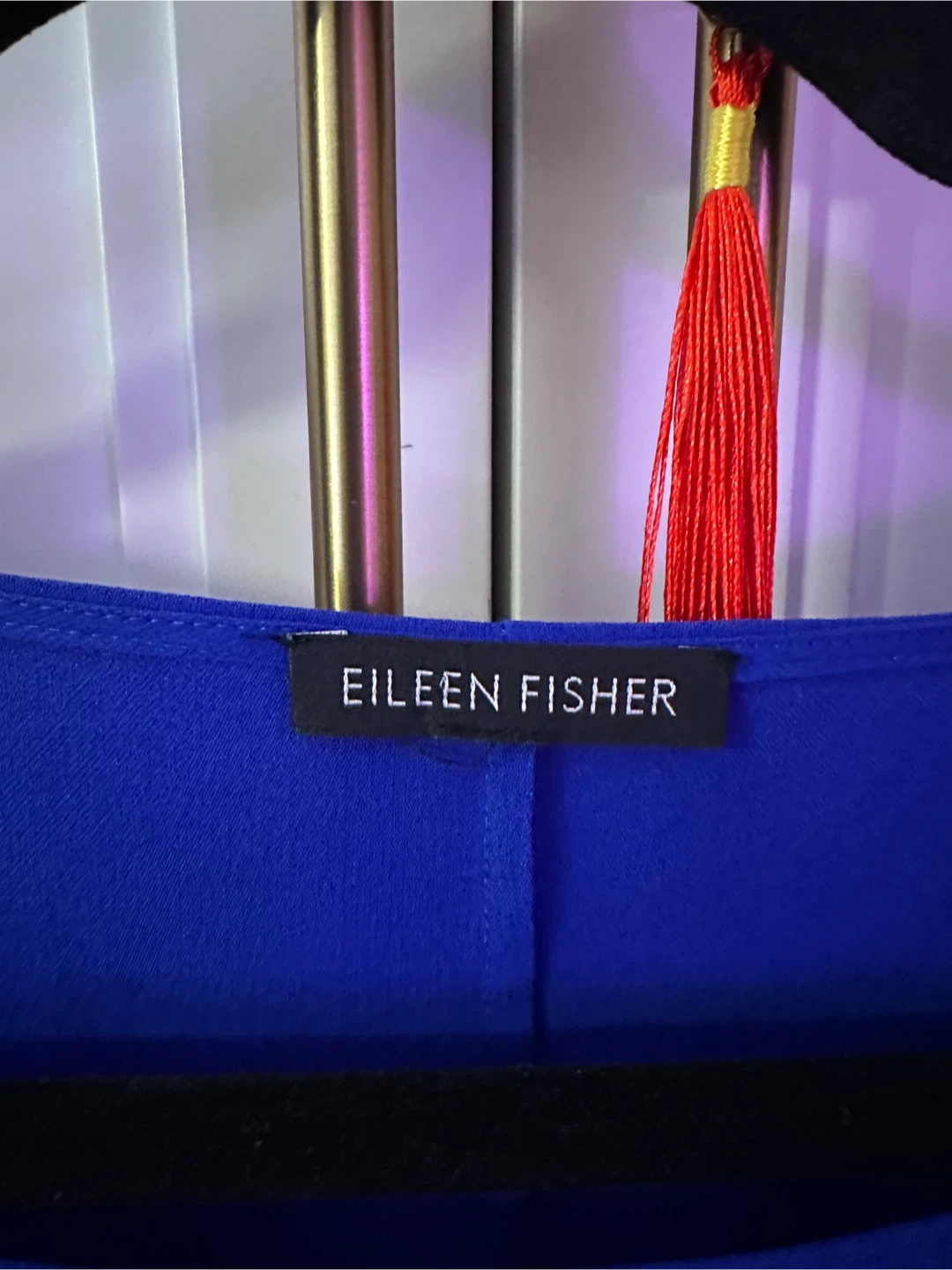 Eileen Fisher Blue Silk Blouse - photo 2