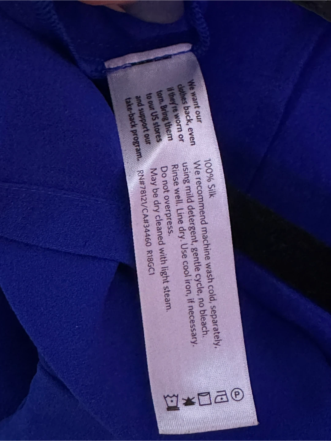 Eileen Fisher Blue Silk Blouse - photo 4