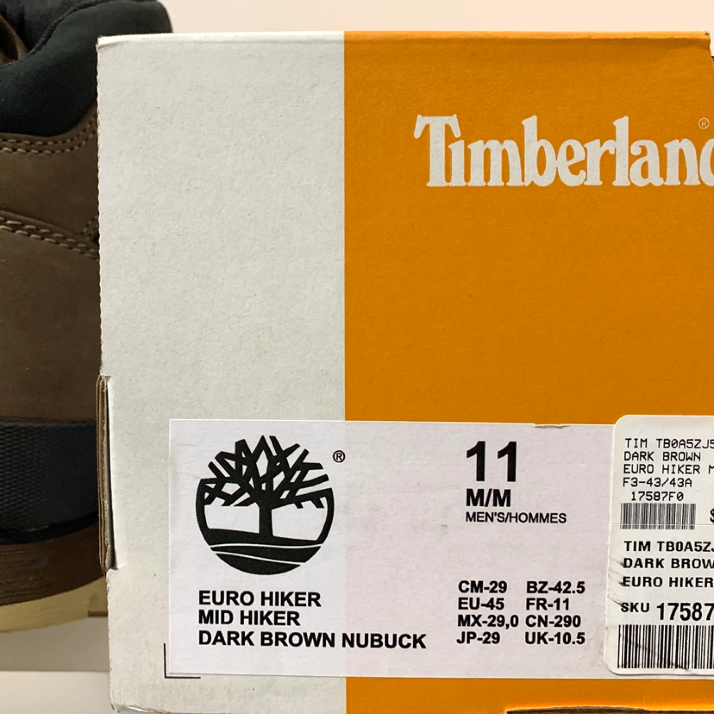 Timberland Euro Hiker Boot Mens Size 11 Leather Boot NEW - photo 5