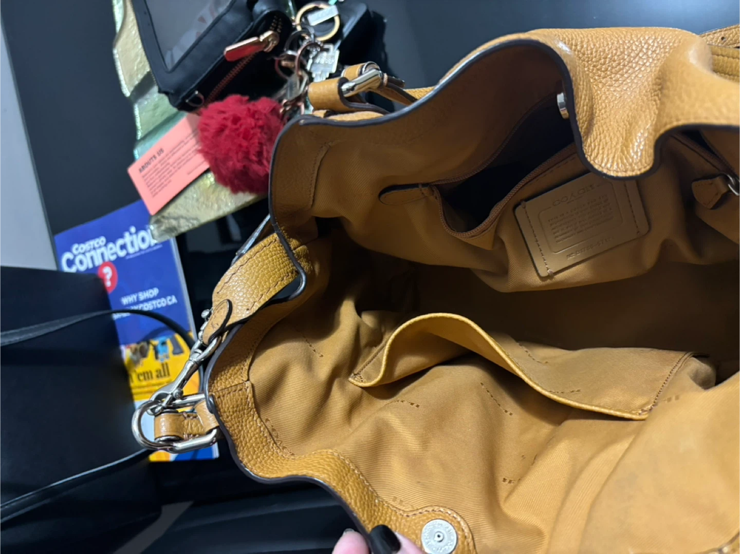 Coach Leather Hobo Shoulder Bag - photo 3