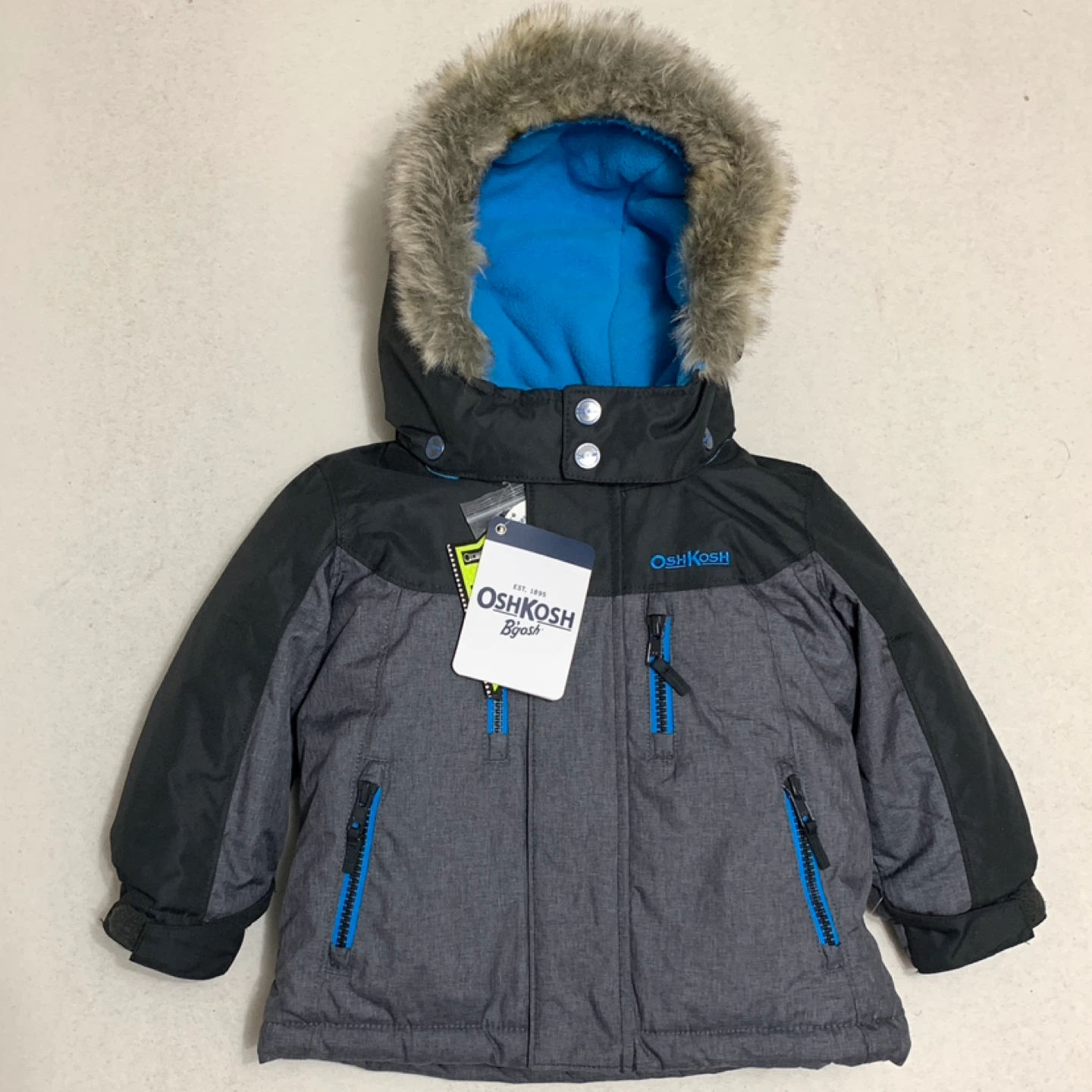 Kids Snowsuit Size 12 Months Coat, Snow Pants, Hat & Scarf NEW - photo 2