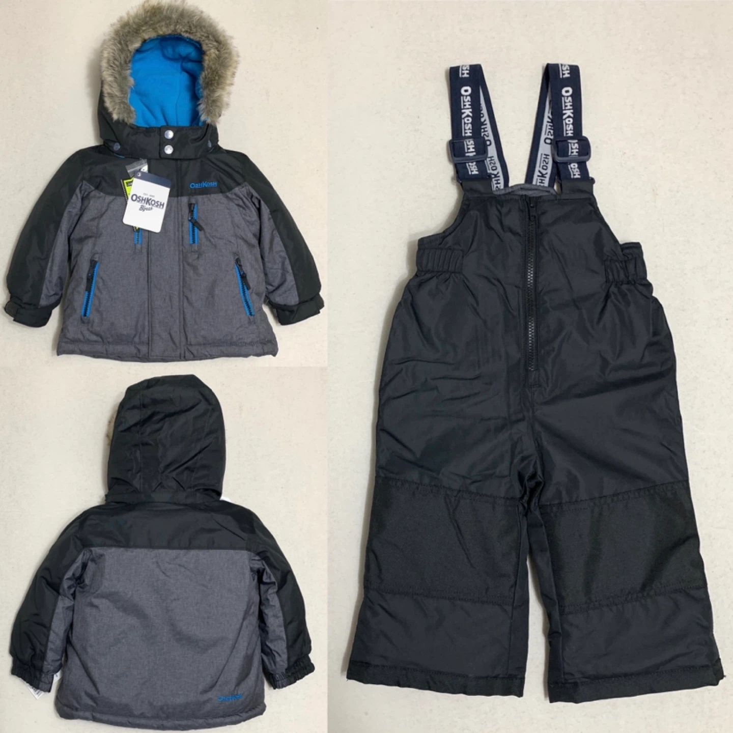 Kids Snowsuit Size 12 Months Coat, Snow Pants, Hat & Scarf NEW - photo 5