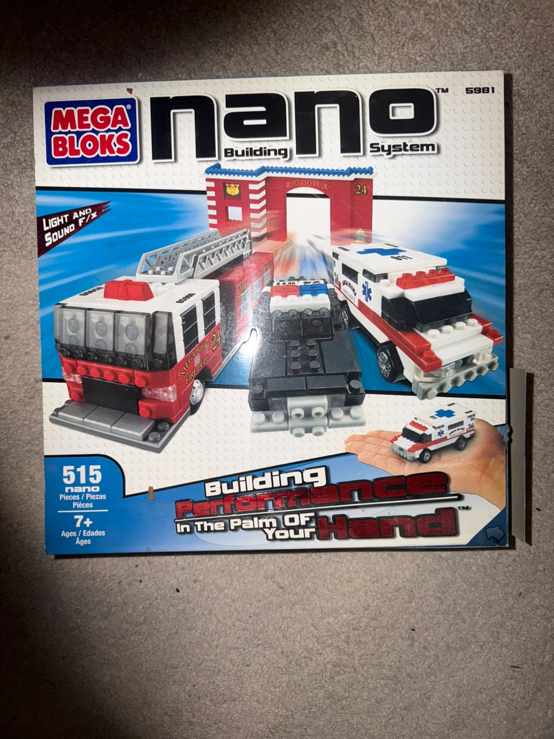 Mega Bloks Nano Building System Emergency Response Set