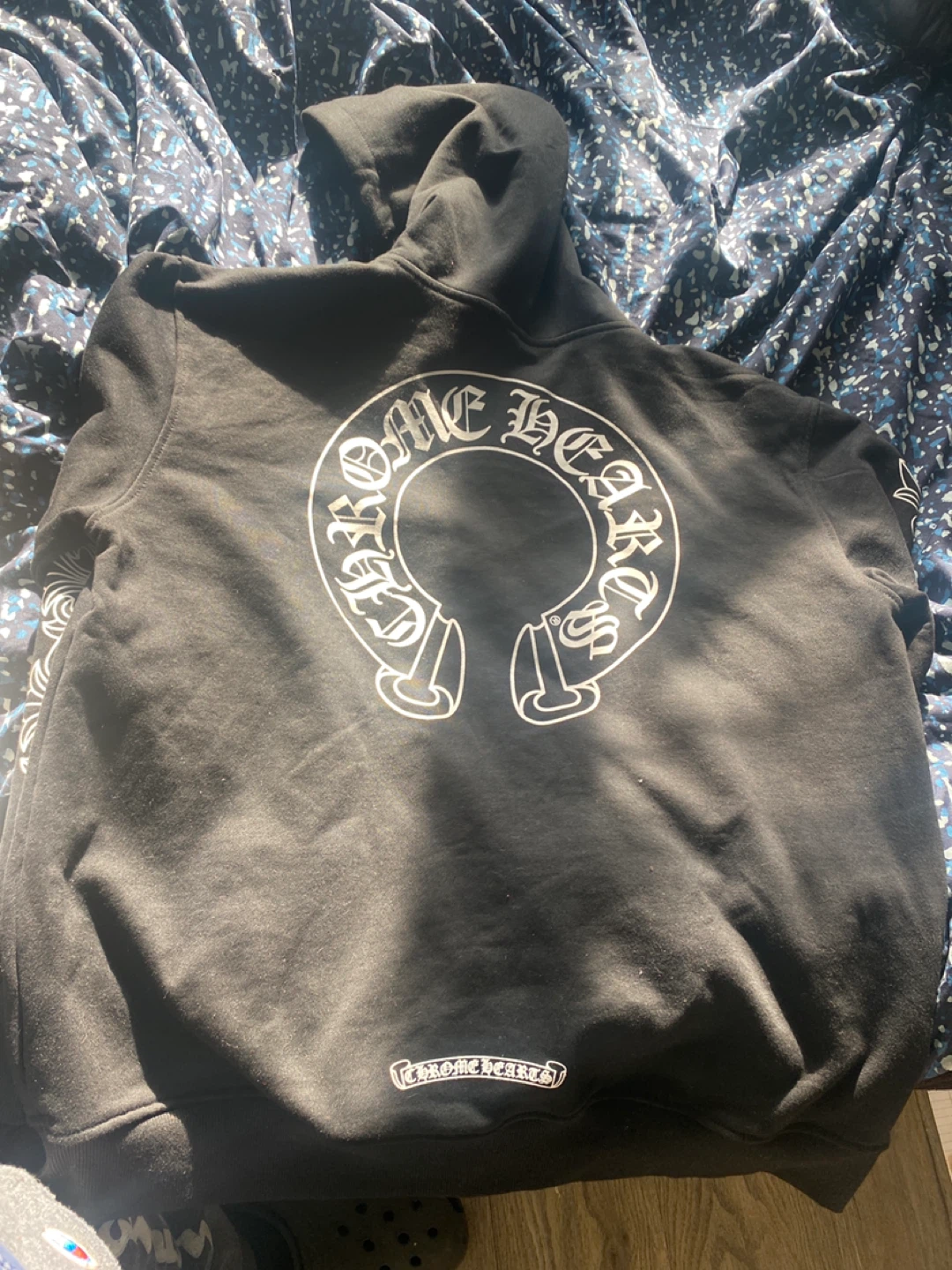 Chrome Hearts Black Zip-Up Hoodie - photo 2
