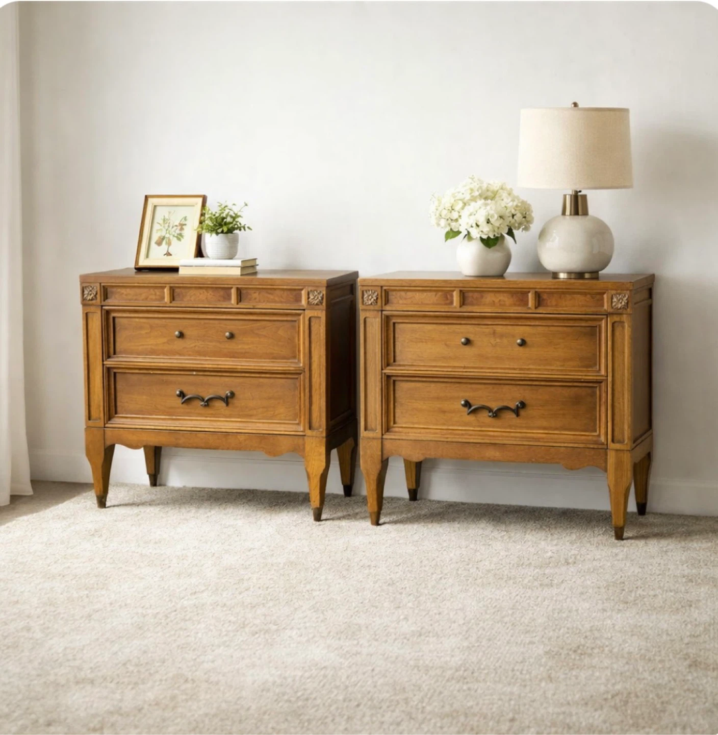 MCM pair of nightstands