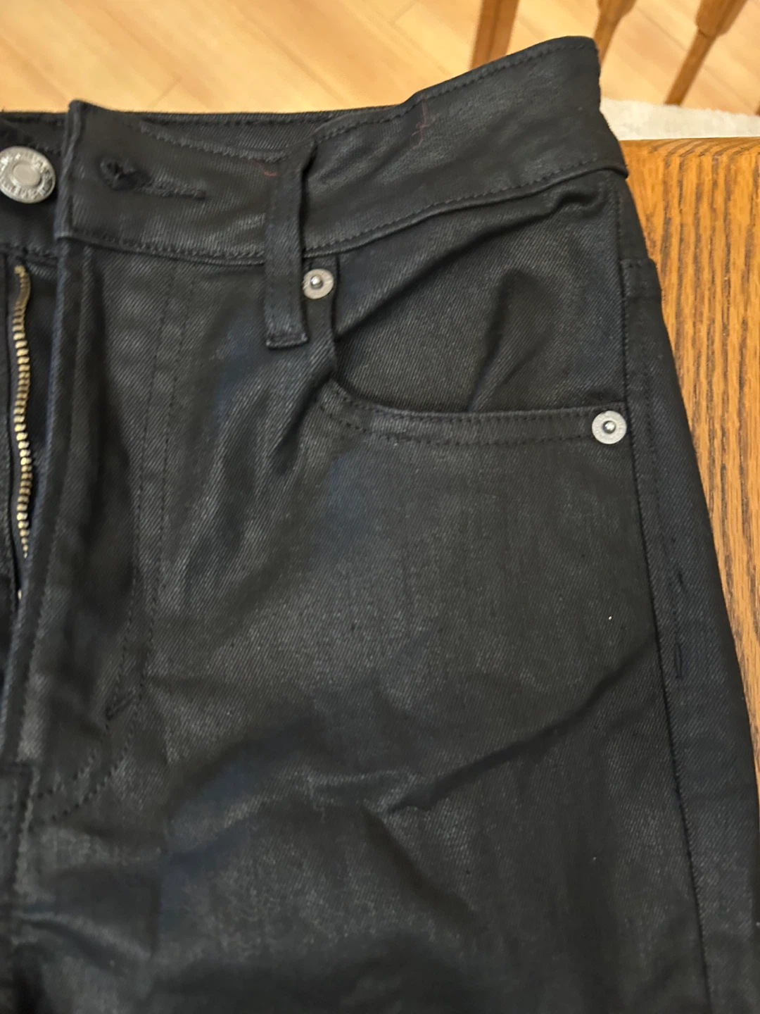 Black Coated Jeans - photo 3