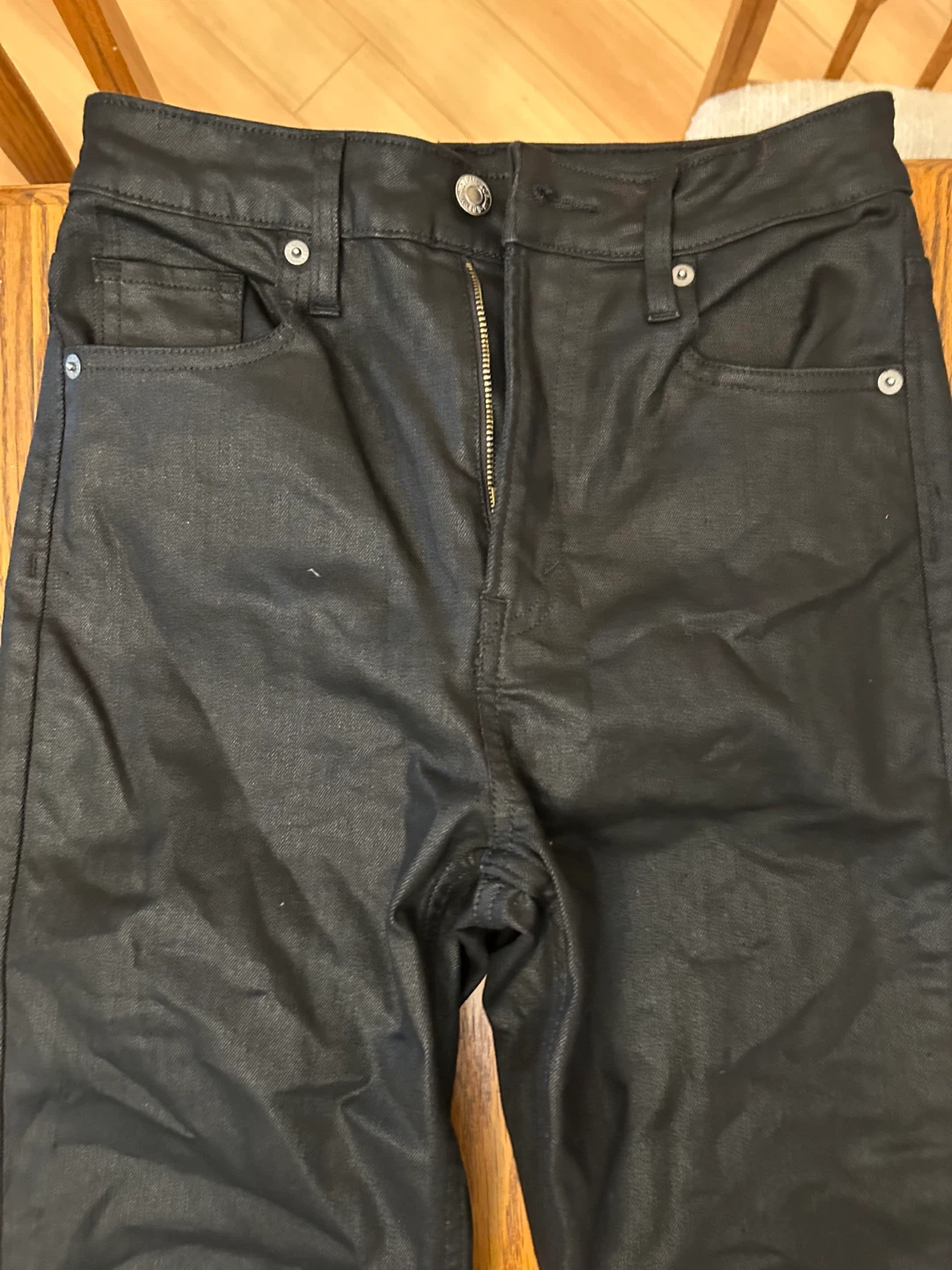 Black Coated Jeans - photo 2