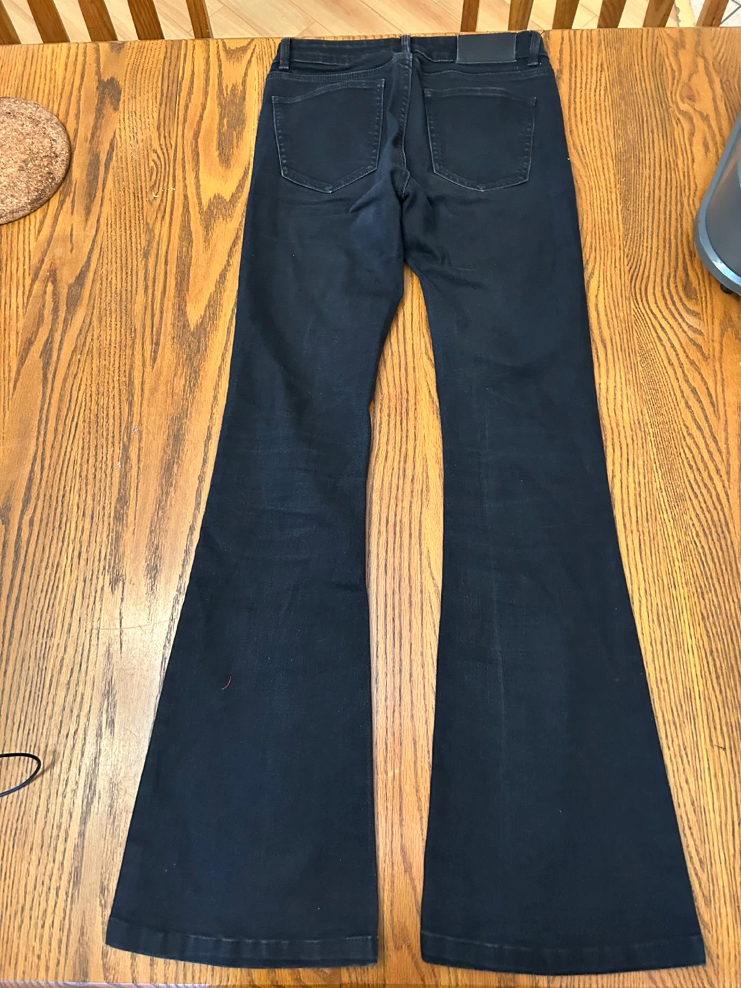 Black Flare Jeans Size 34 - photo 4