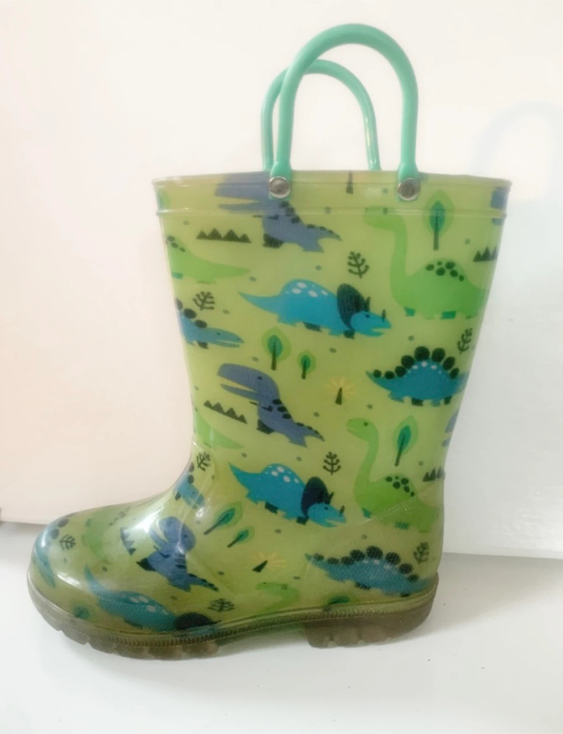 Kids Dinosaur Rain Boots size 11 - photo 2
