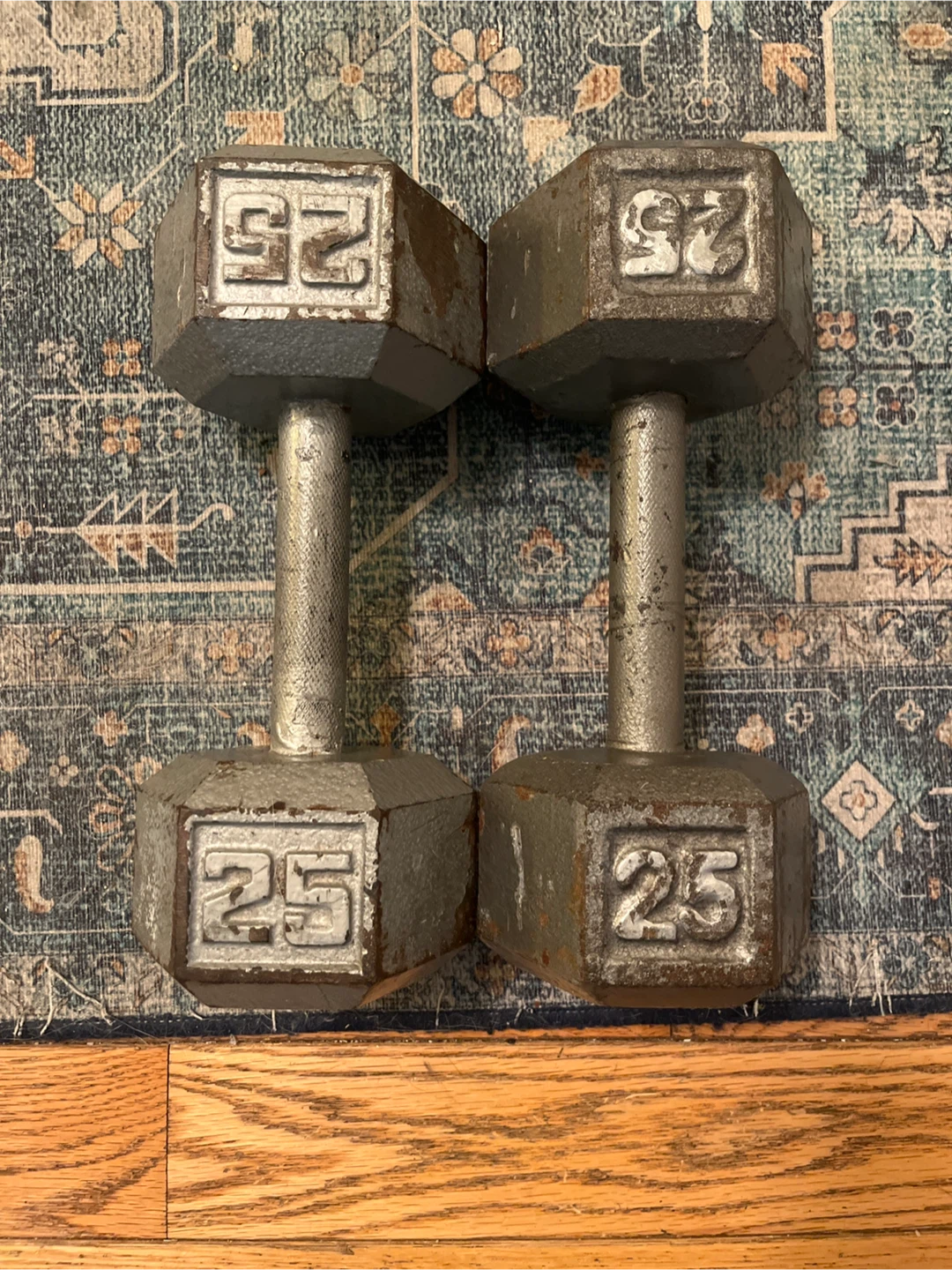 Pair of 25lb Dumbbells