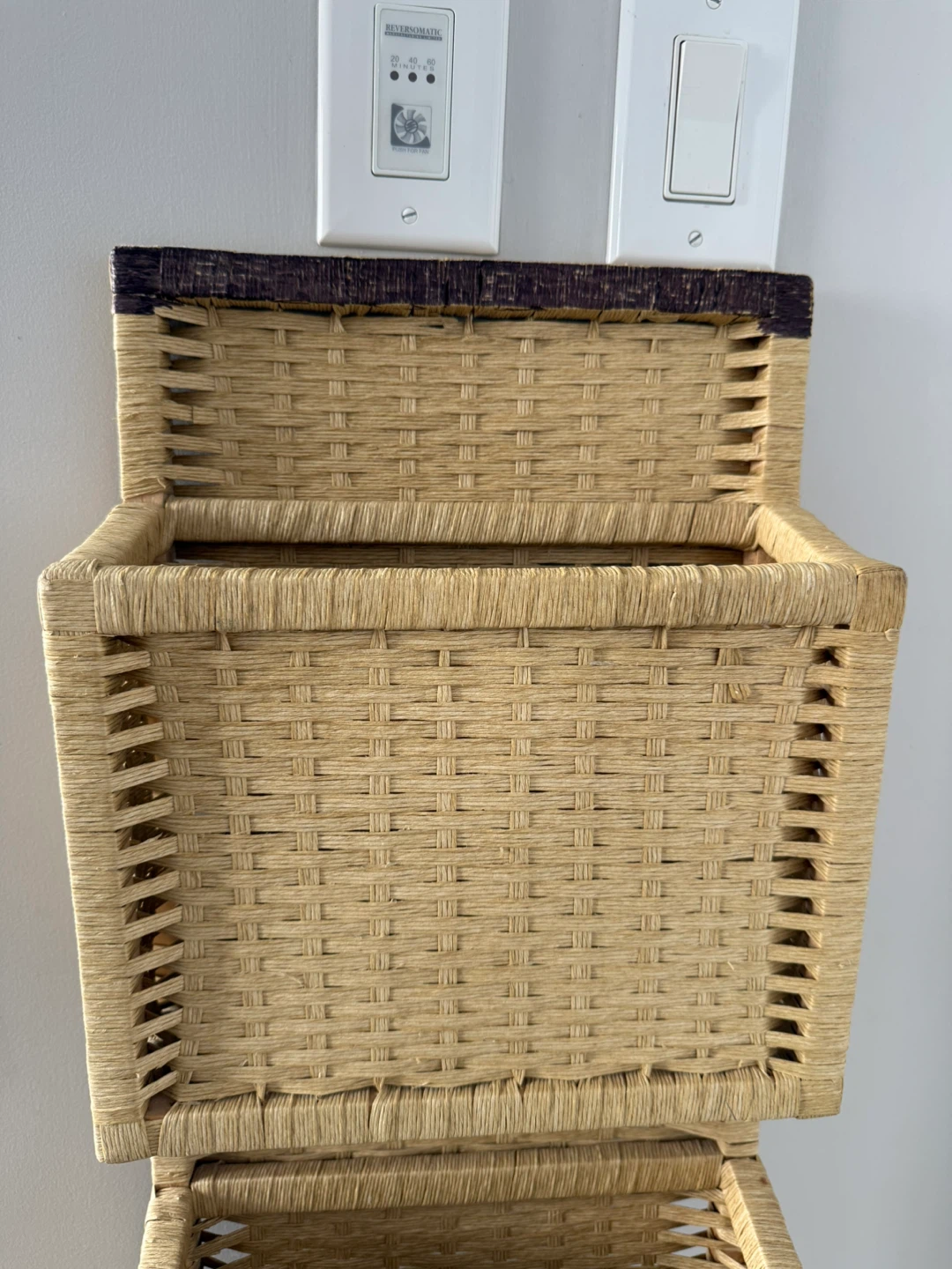Woven Wall Organizer with 3 Pockets - photo 2