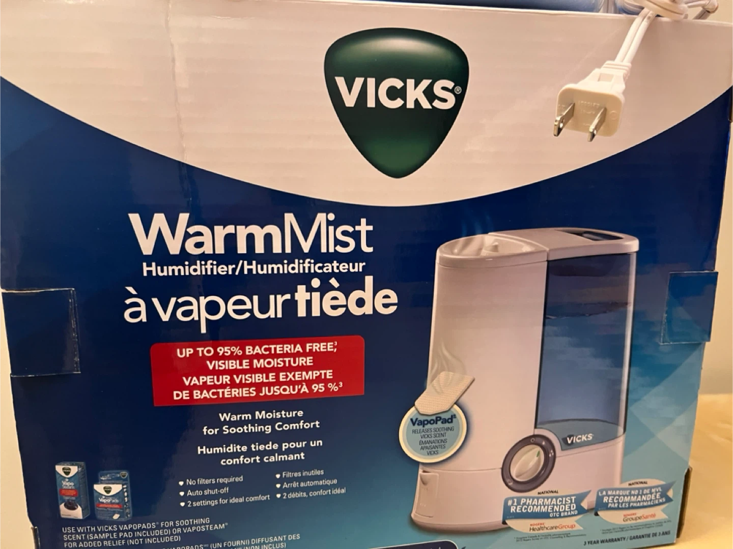 Vicks WarmMist Humidifier - photo 2