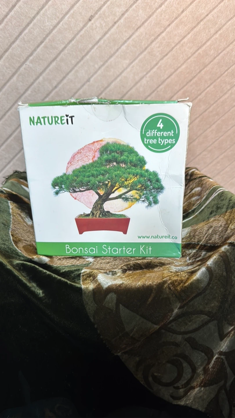 NATUREiT Bonsai Starter Kit - 4 Different Tree Types