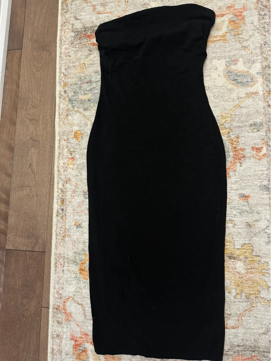 Fashion Nova Black Strapless Midi Dress - photo 2