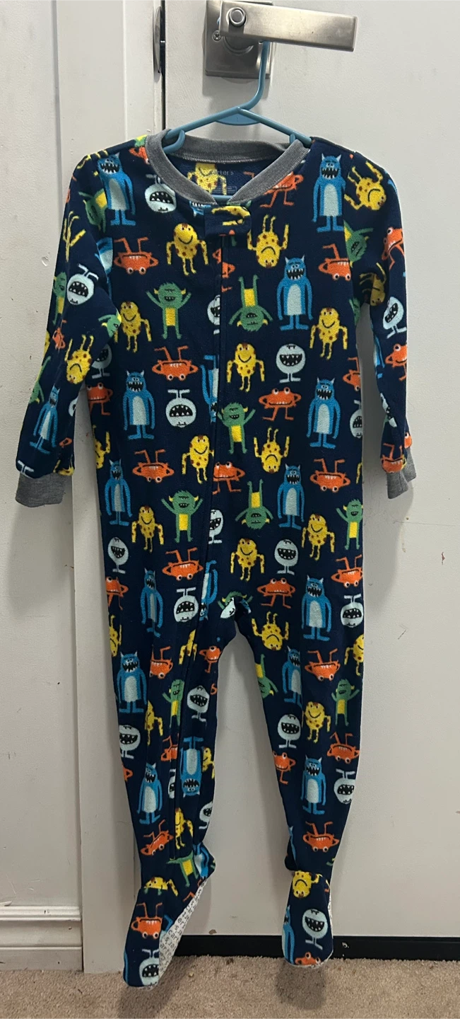 Carter's Monster Fleece Pajamas