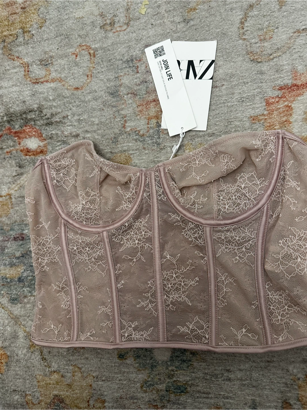New Zara Lace Corset Top - photo 2
