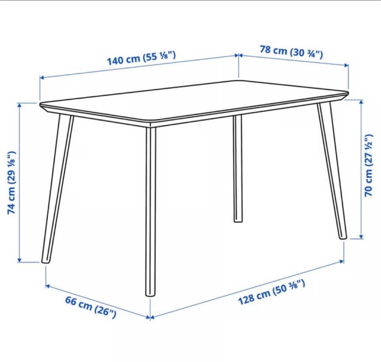 Dining Table (140cm) - photo 3