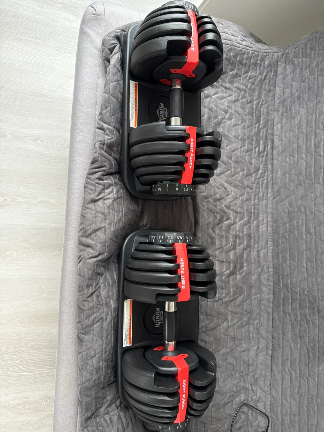 RIGHT PUNCH Adjustable Dumbbells (Pair)