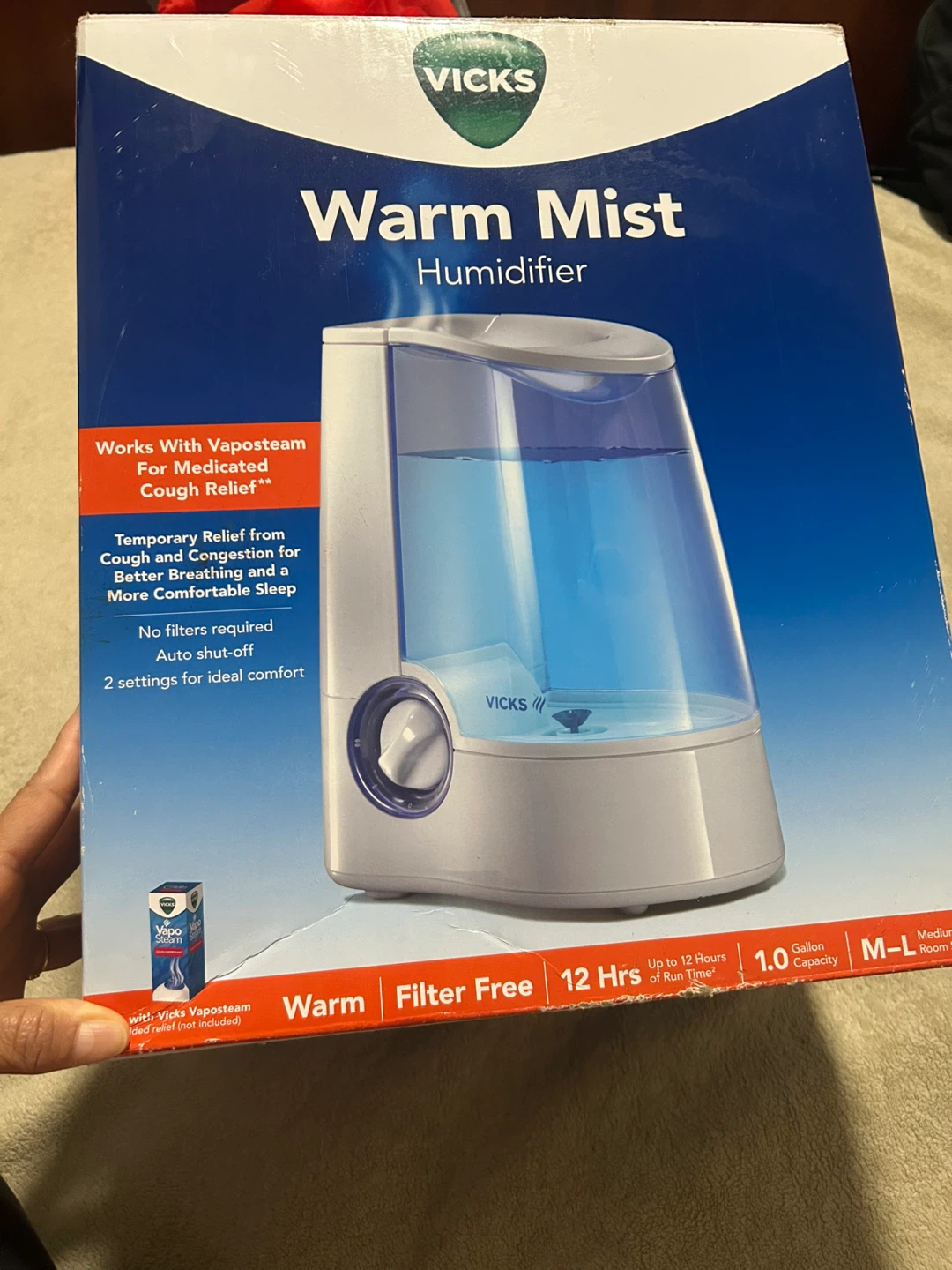 Vicks Warm Mist Humidifier - photo 3