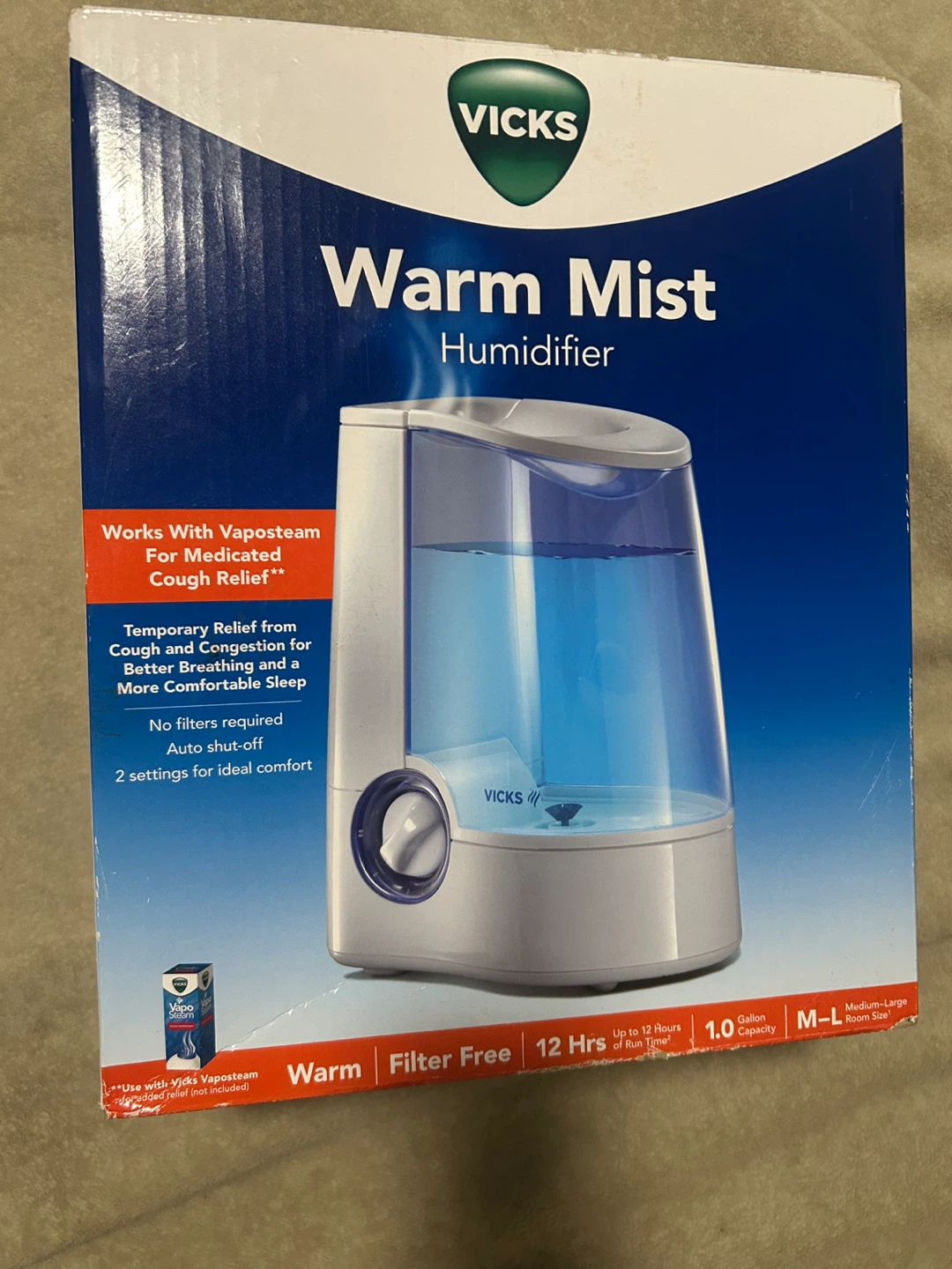 Vicks Warm Mist Humidifier