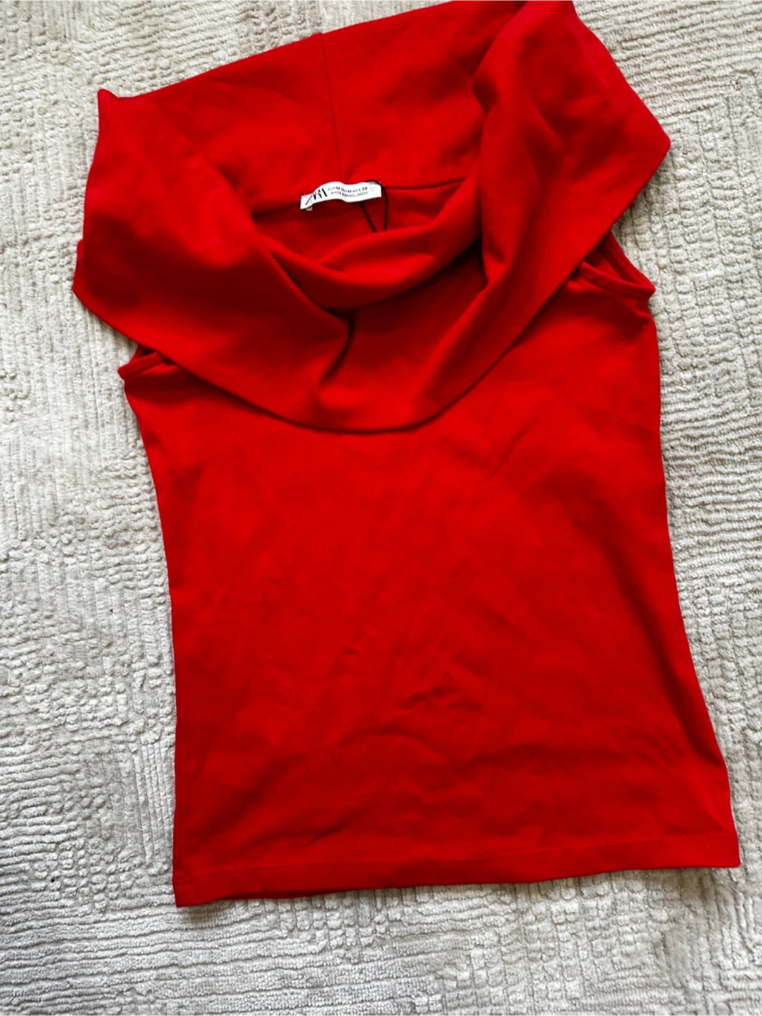 Zara Red Sleeveless Top - photo 2
