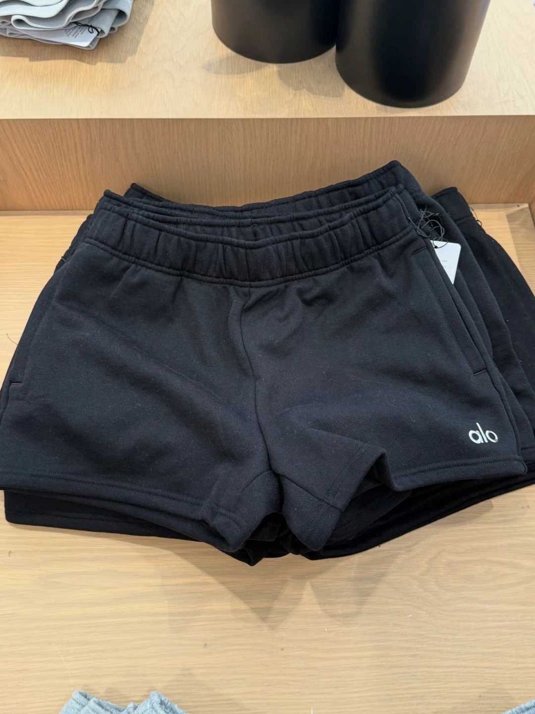 Alo Black Sweat Shorts size xs/s