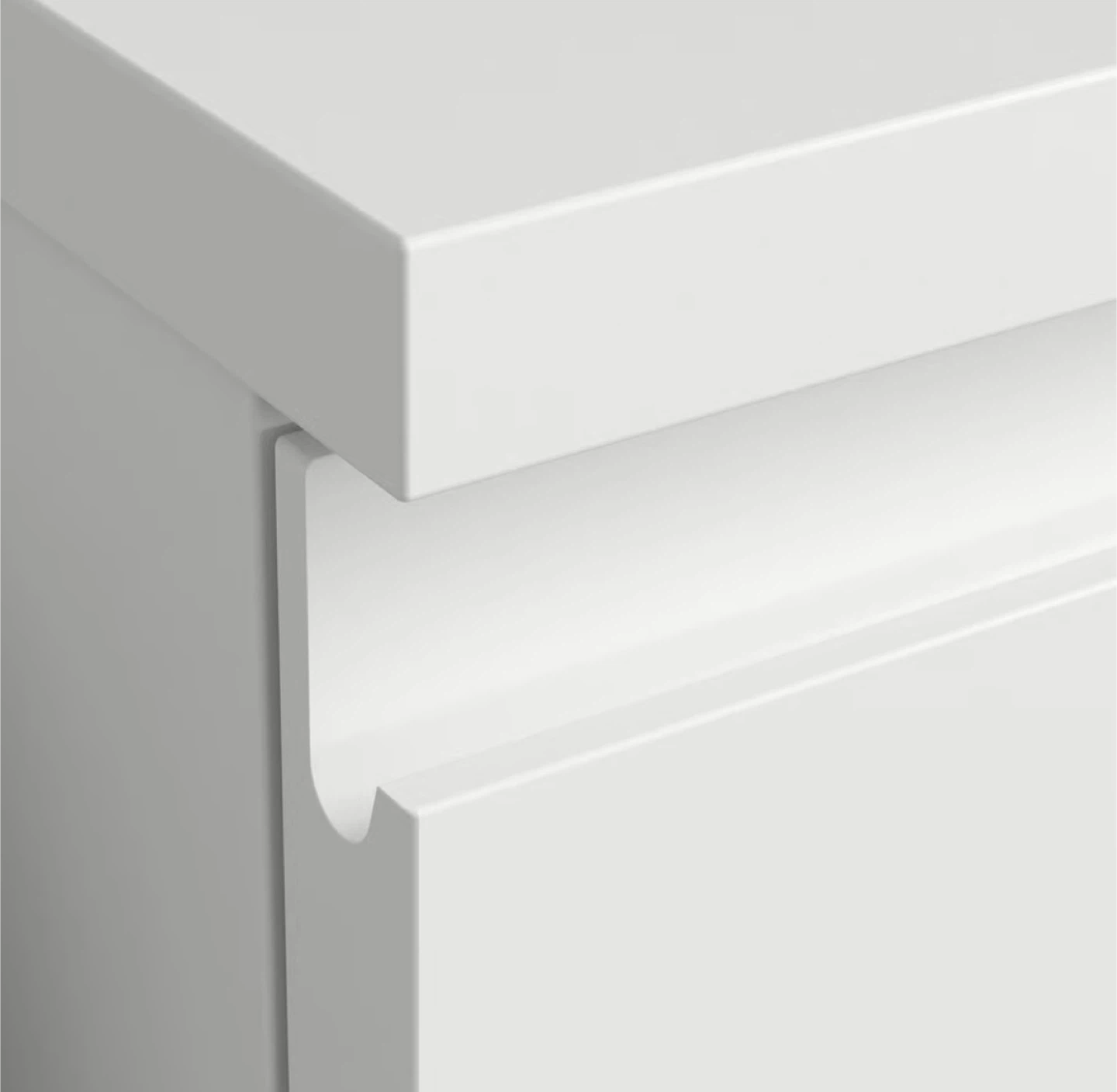 IKEA White 3-Drawer Nightstand (Brand New) - photo 4