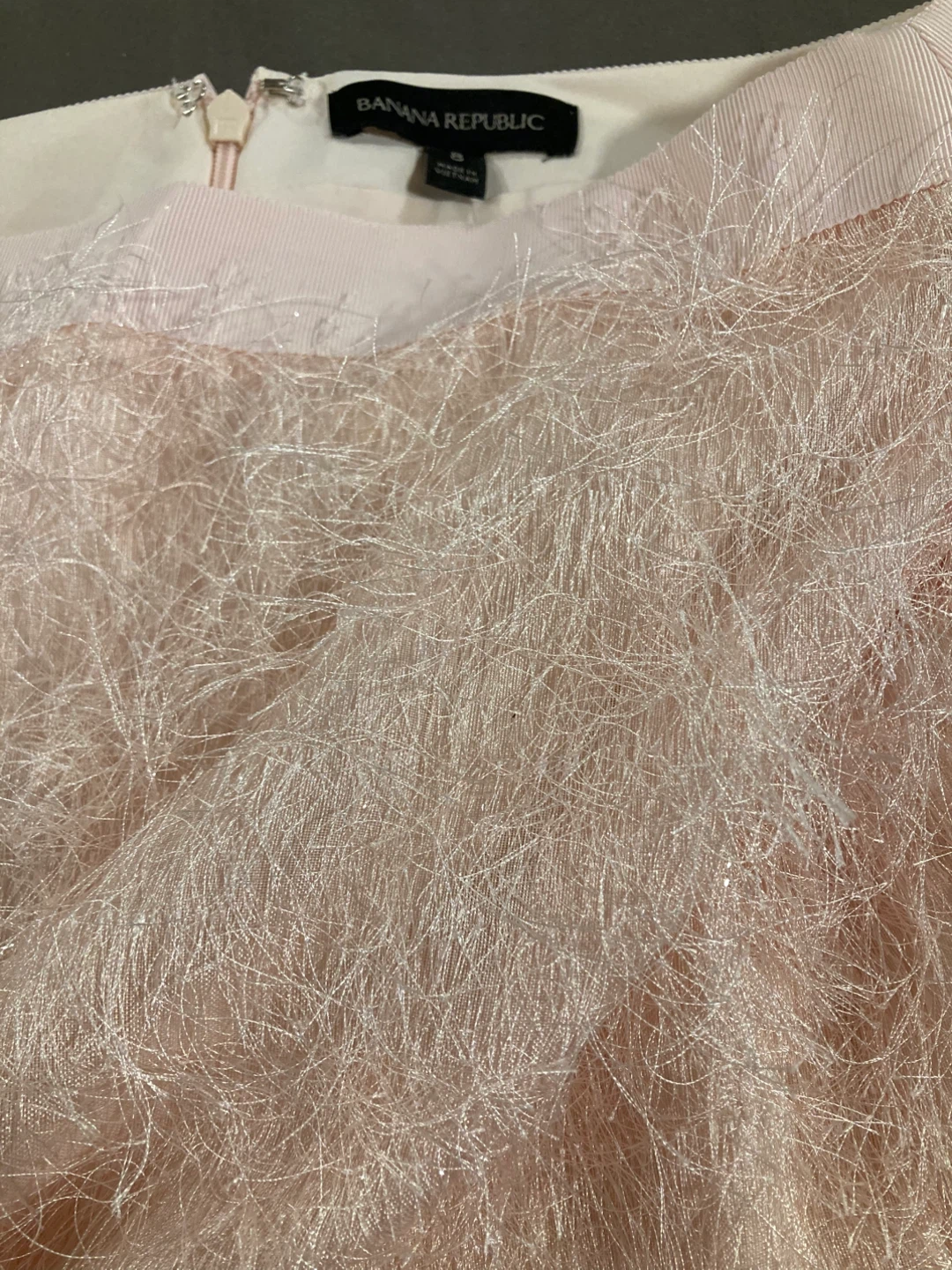 Banana Republic Pink Fringe Skirt - Size 8 - photo 3