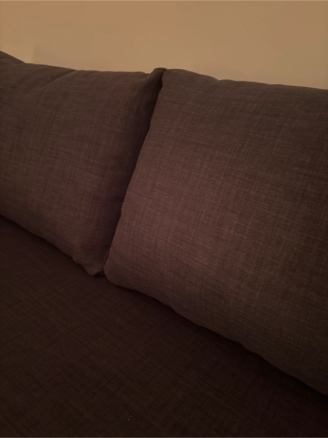 Ikea Dark Brown Sectional Sofa with Pull-Out Bed - photo 3
