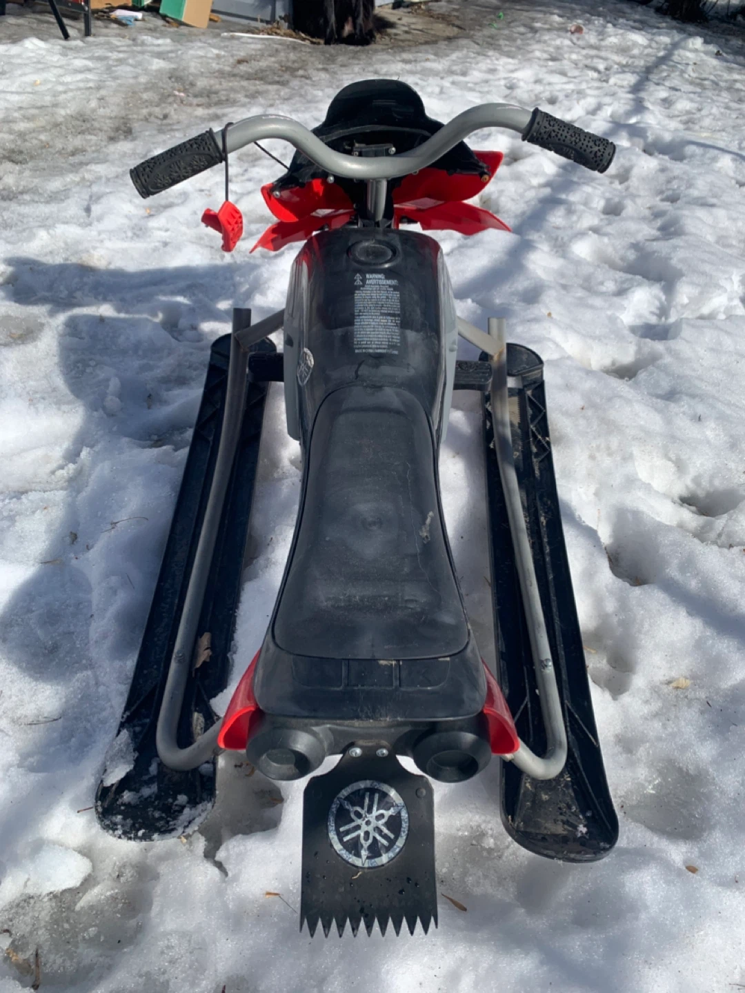 Yamaha Red Kids Snowmobile Toy - photo 4