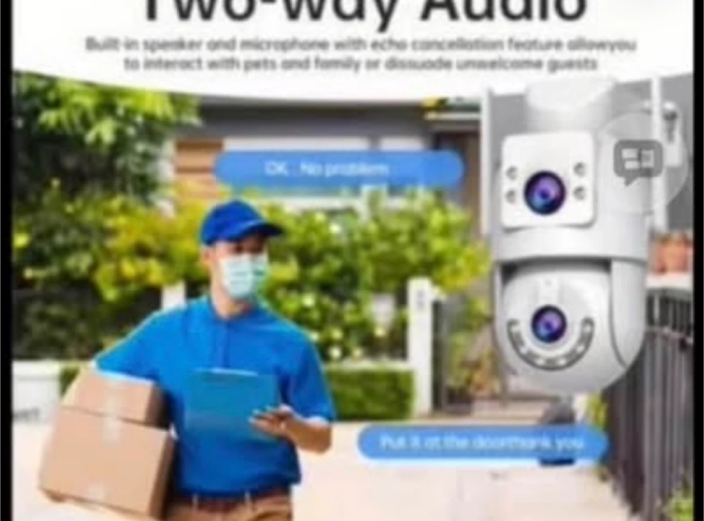 IPX6 Water Resistant Security Camera with Color Night Vision - photo 5