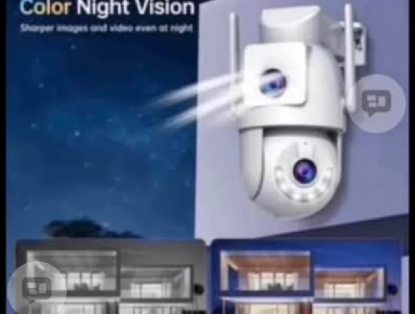 IPX6 Water Resistant Security Camera with Color Night Vision - photo 3