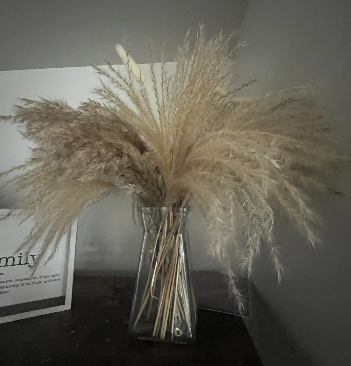 dried pampas grass arrangement with vase ( each 30$) - photo 3