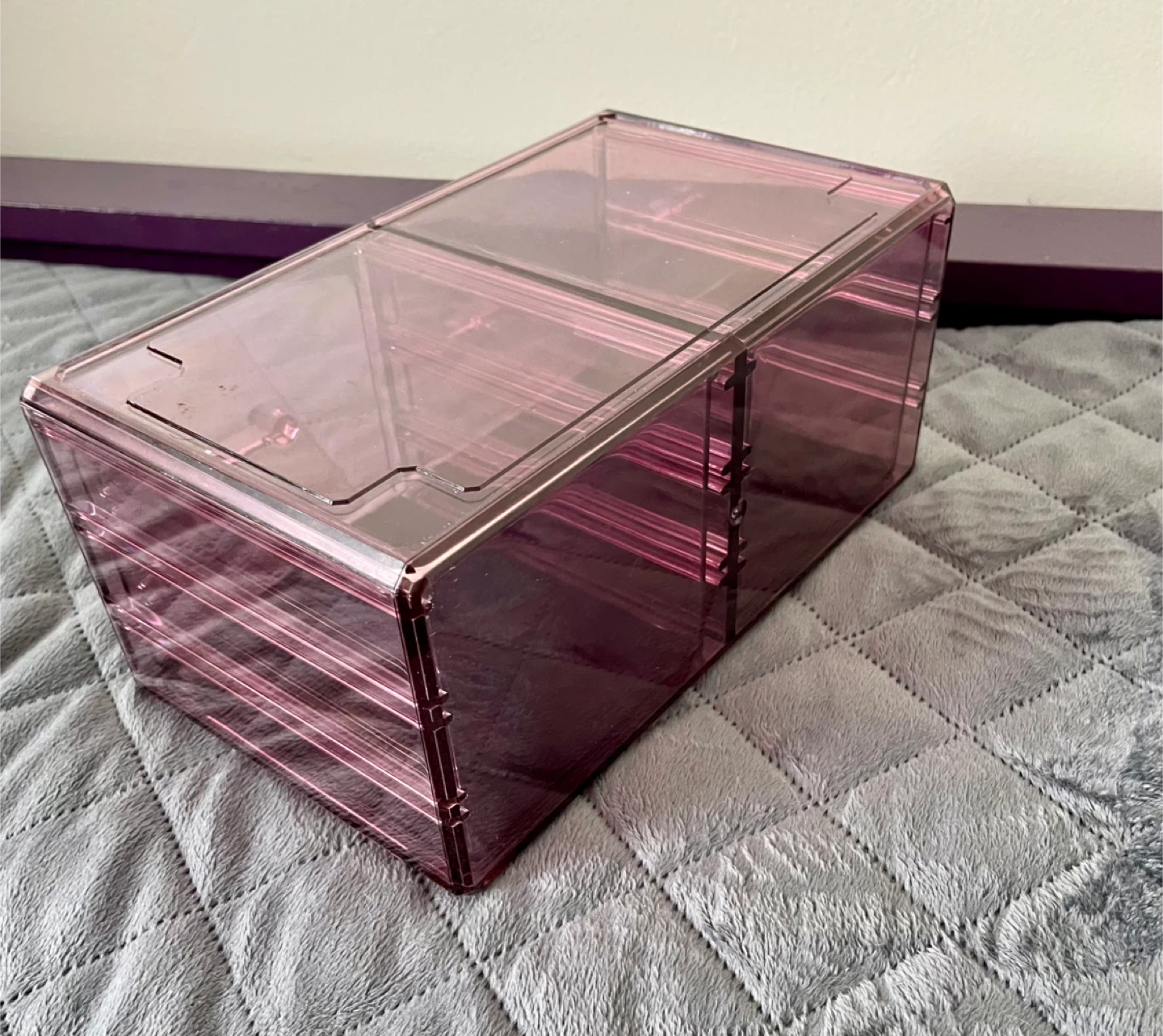 Purple Acrylic Two Drawer Organizer - photo 4