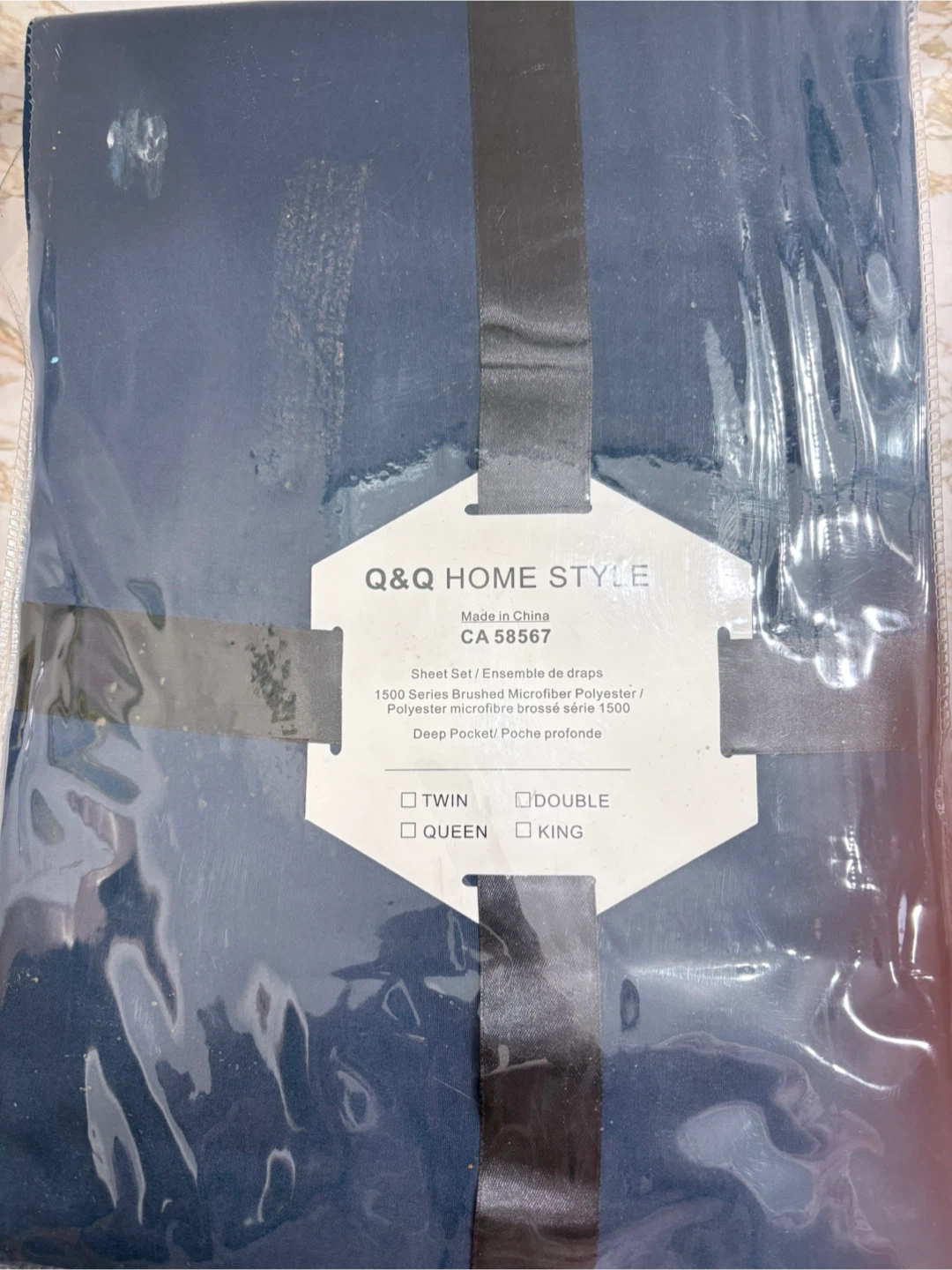 Q&Q Home Style 1500 Series Brushed Microfiber Sheet Set