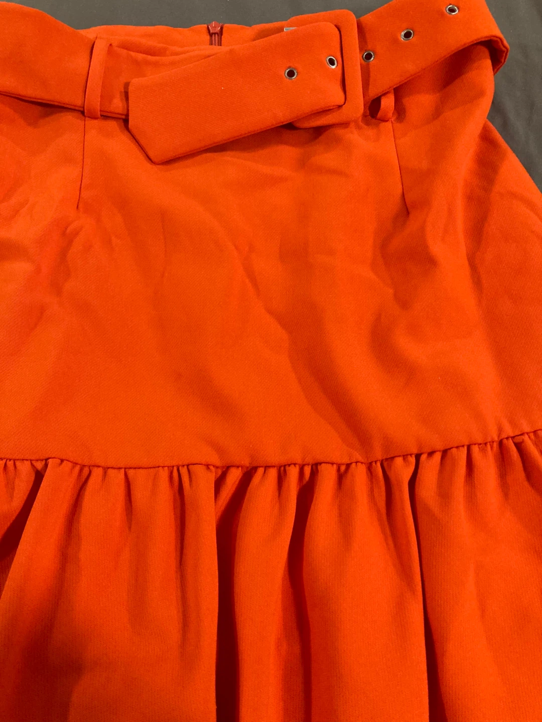 Orange Belted Ruffle Skirt - photo 5