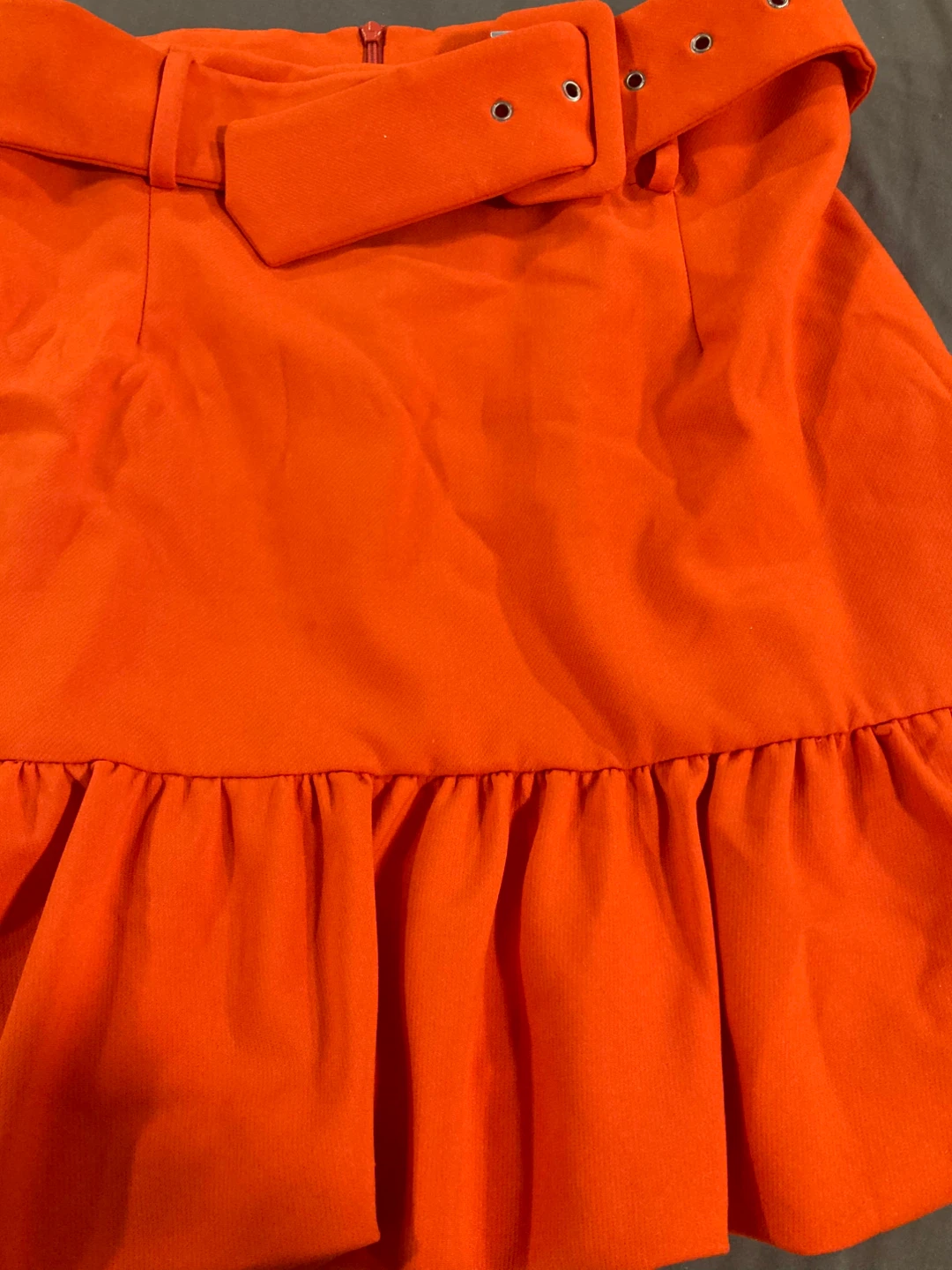 Orange Belted Ruffle Skirt - photo 4