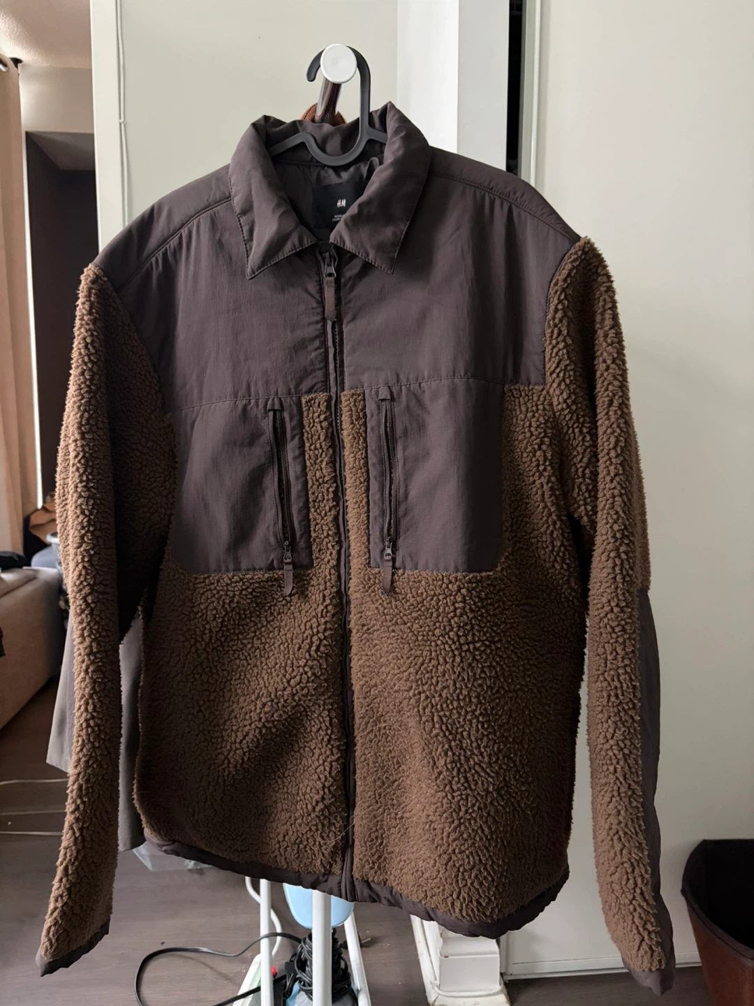 H&M Brown Fleece Jacket