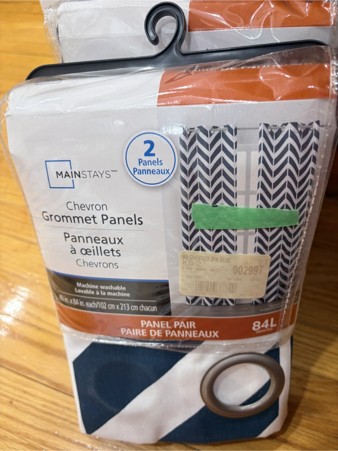 Mainstays Chevron Grommet Panels (2 Panels) - photo 2