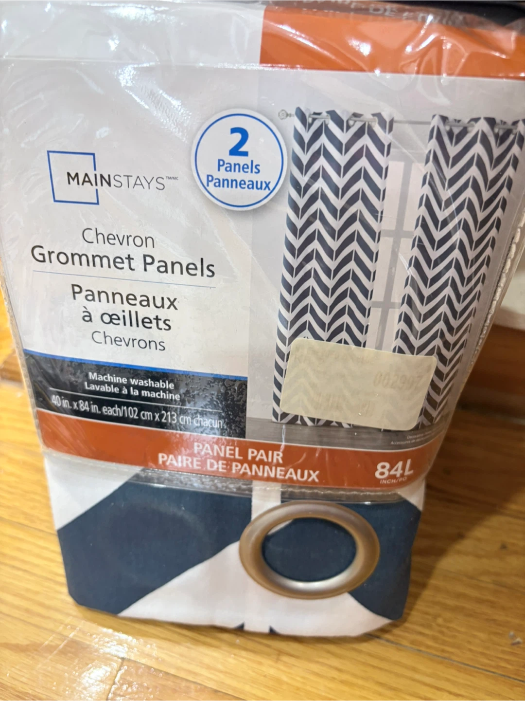 Mainstays Chevron Grommet Panels (2 Panels) - photo 4