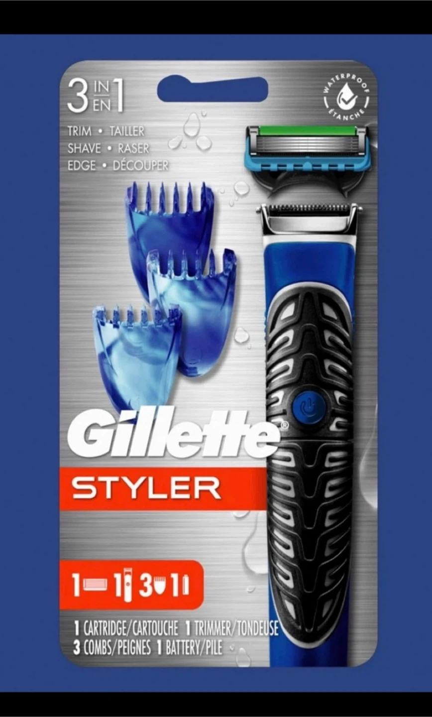 Gillette Styler 3-in-1 Razor with Trimmer